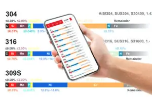 دانلود نمودار عناصر آلیاژی در استنلس استیل