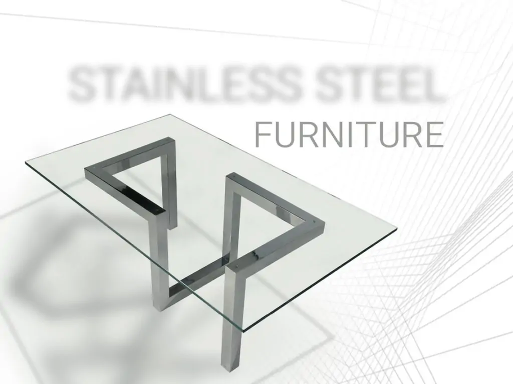 استنلس استیل در مبلمان