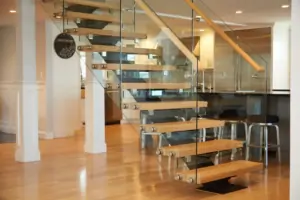 نرده شیشه ای فیکس پوینت