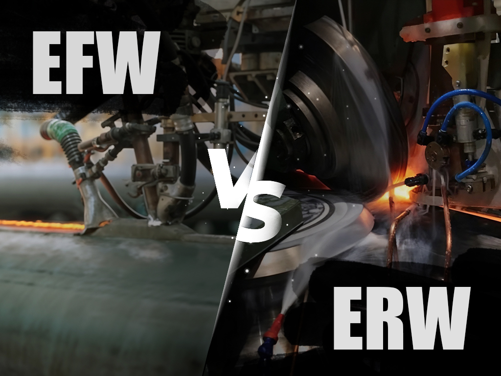 تفاوت لوله های EFW و ERW - تفاوت لوله های ERW و EFW