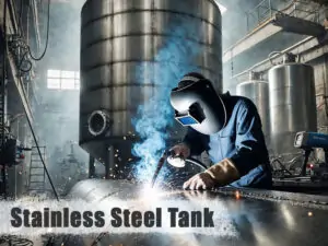 مراحل ساخت مخازن استیل