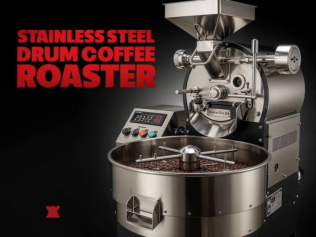 استیل در درام رستر قهوه