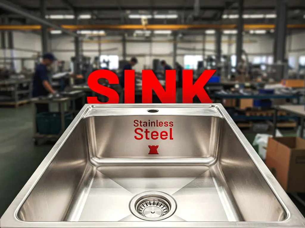 ساخت سینک استیل