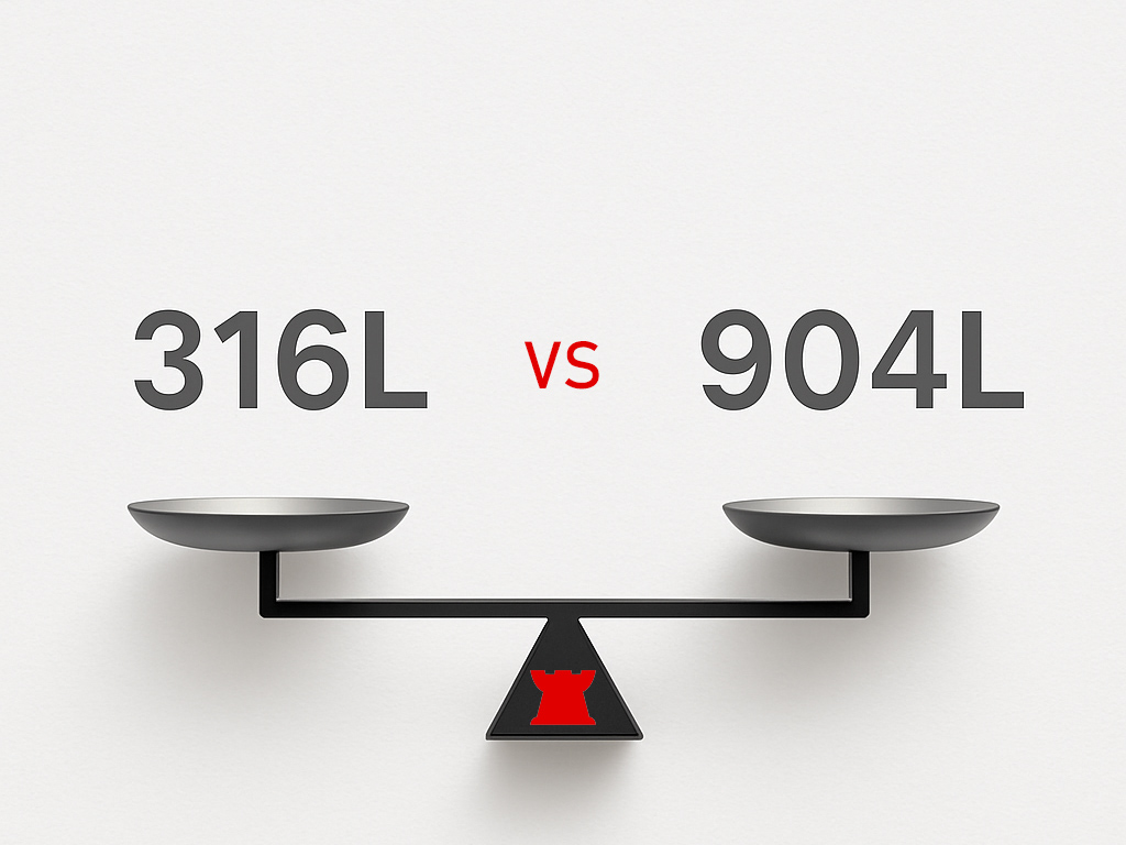 تفاوت استیل 904L و 316L-تفاوت استیل 316L و 904L-تفاوت بین 316L و 904L