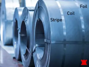 تفاوت بین فویل، تسمه و ورق استیل