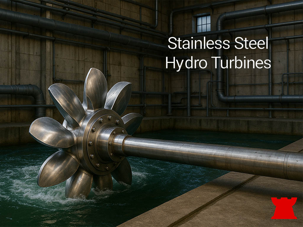 استنلس استیل در توربین‌های آبی