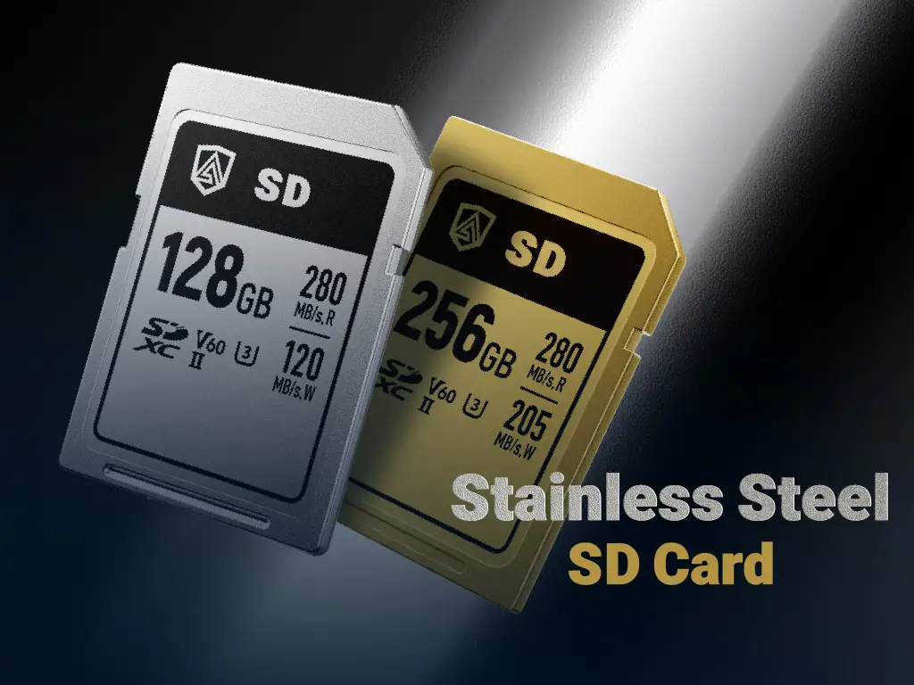 اولین مموری کارت با فولاد ضد زنگ دنیا-کارت های حافظه SD فولاد ضد زنگ-اولین کارت‌های حافظه فولاد ضد زنگ جهان-SD Cardهای جدید با پوشش فولاد ضد زنگ
